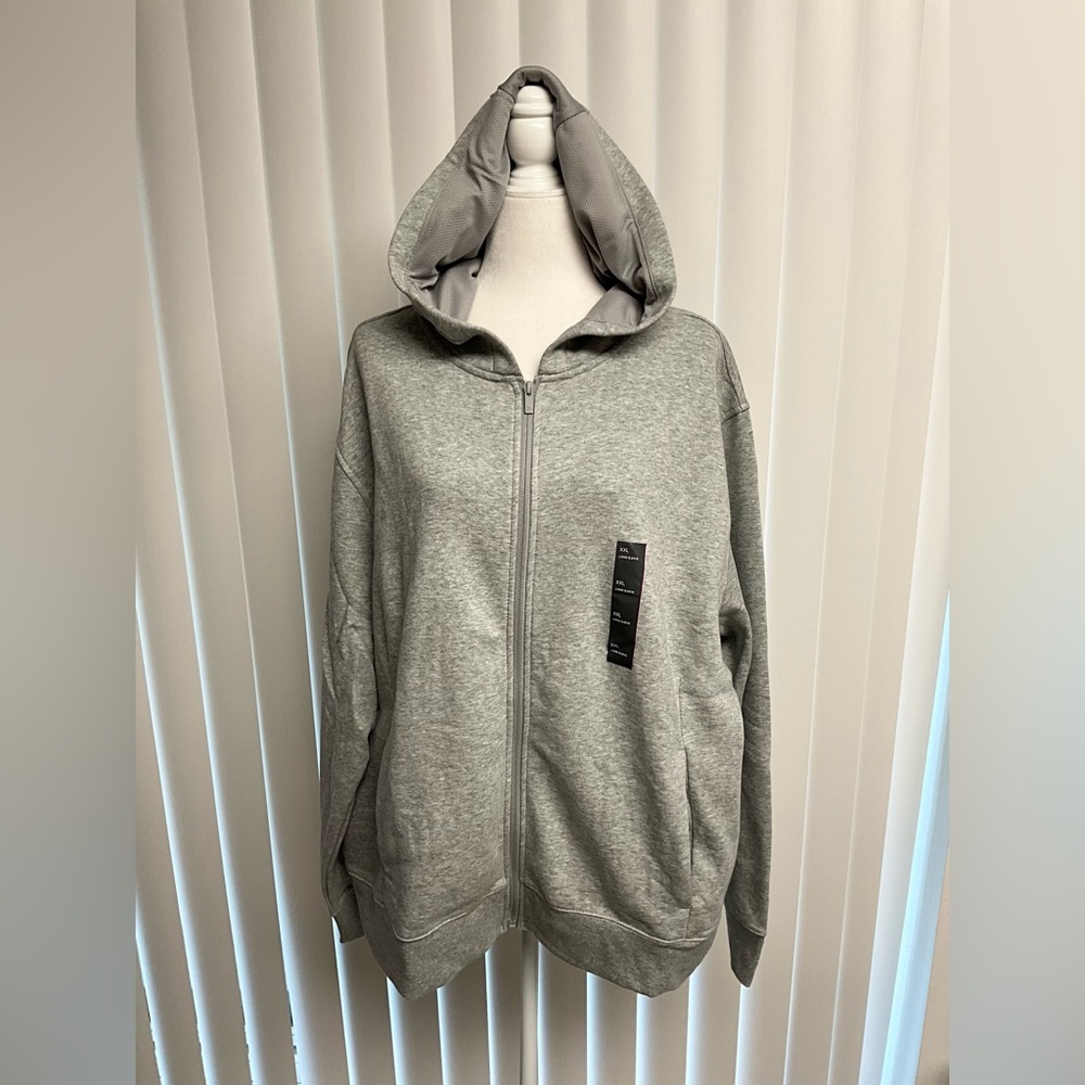 All in Motion Gray Zip-Up Hoodie XXL